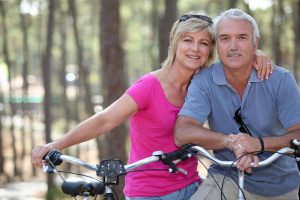 Couple-Biking